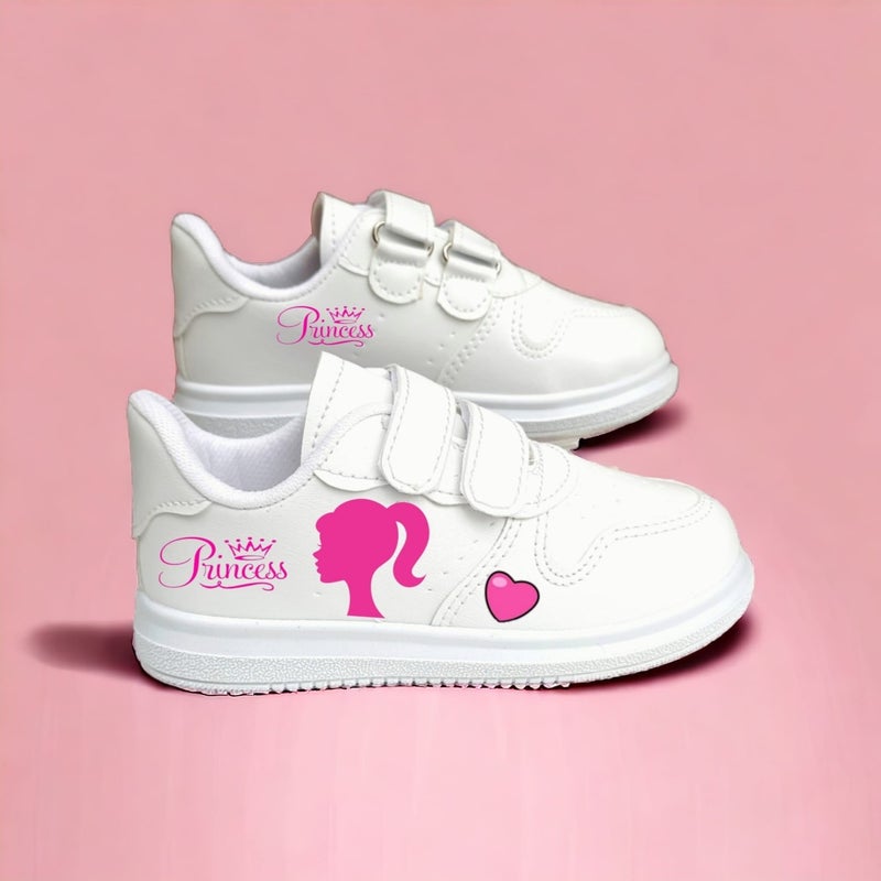Amazoon Desing Amazon Design Hi Princess Printed Sneaker Girls Sports Shoes  - Image 2