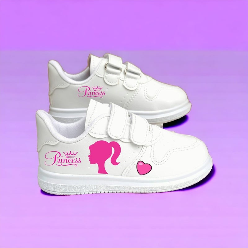 Amazoon Desing Amazon Design Hi Princess Printed Sneaker Girls Sports Shoes  - Image 3