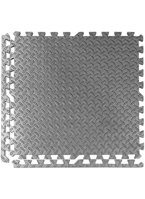 GWT Exercise Mat, EVA Foam Interlocking Floor Tiles for Home Gym, Workout Equipment, Treadmill, Protective Flooring, Fit 24 SQ FT (6 Pieces)