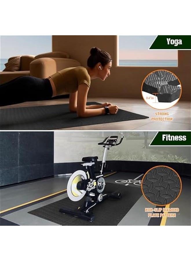Arabest - GWT Exercise Mat, EVA Foam Interlocking Floor Tiles for Home Gym, Workout Equipment, Treadmill, Protective Flooring, Fit 24 SQ FT (6 Pieces) - Image 1