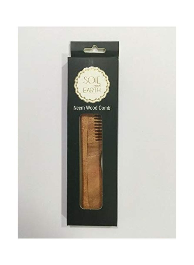 سويل آند إيرث مشط الشعر بني - Image 2