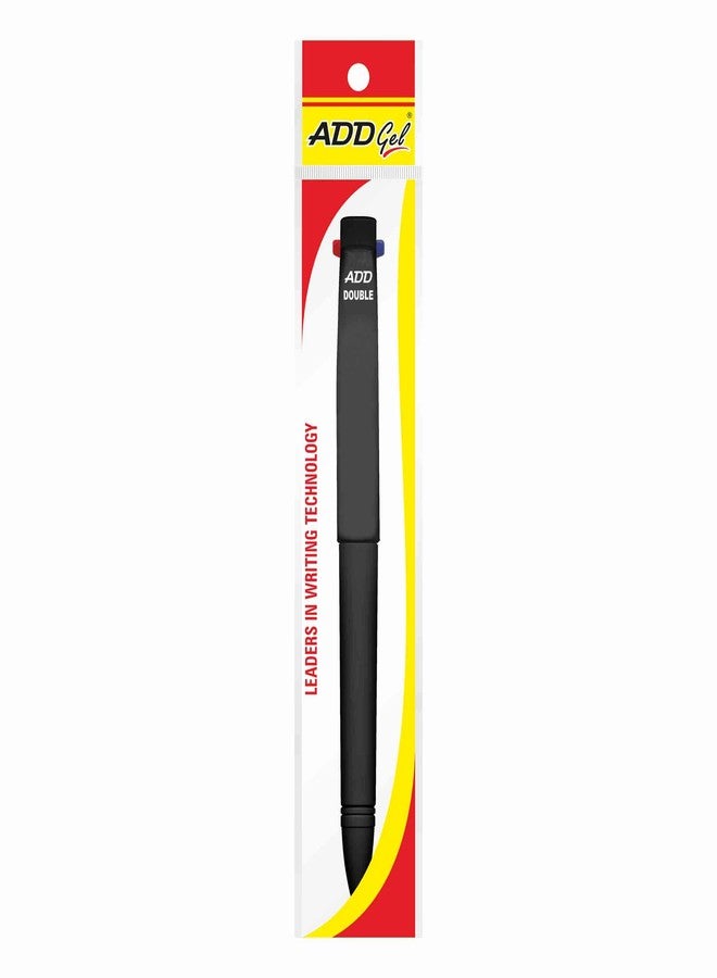 ADD Gel أضف قلم جل مزدوج النقر (حبر أسود وأزرق - عبوة من 10 قطع) - Image 3