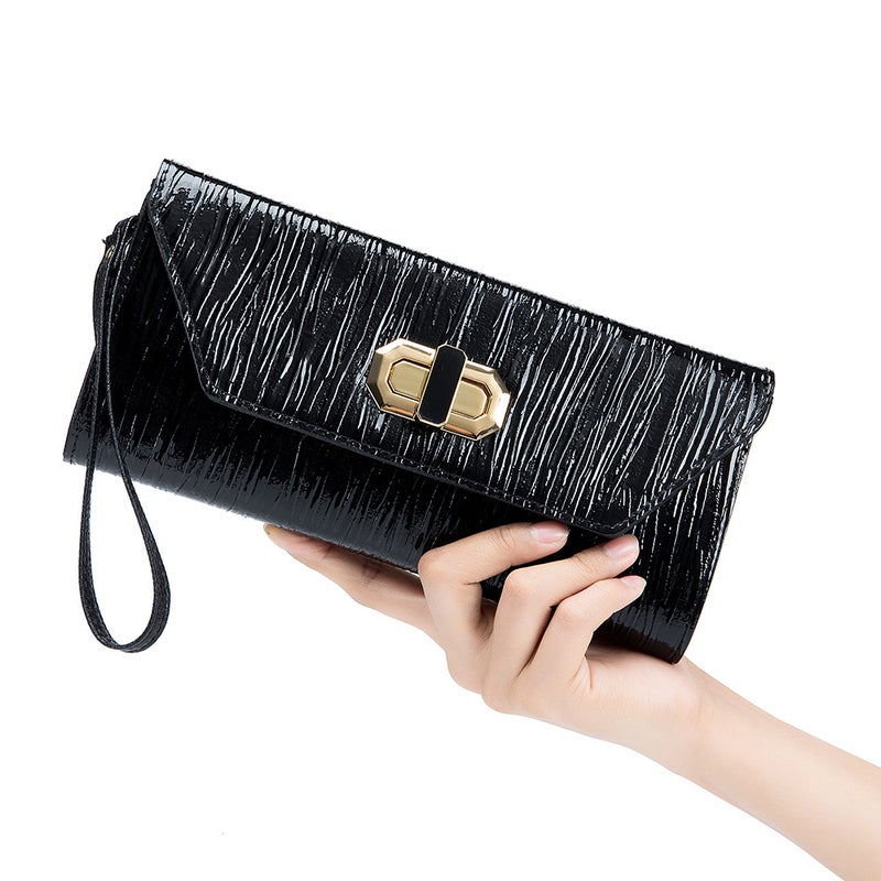 Western Style Evening Party Bag Women'S Dress Handbag Niche Elegant All-Match Crossbody Cow Women'S Bag Clip Wrist - Image 2