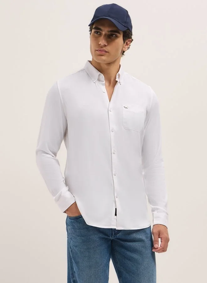 ذا بير هاوس قميص رجالي كلاسيكي بأزرار للمناسبات الرسمية والكاجوال