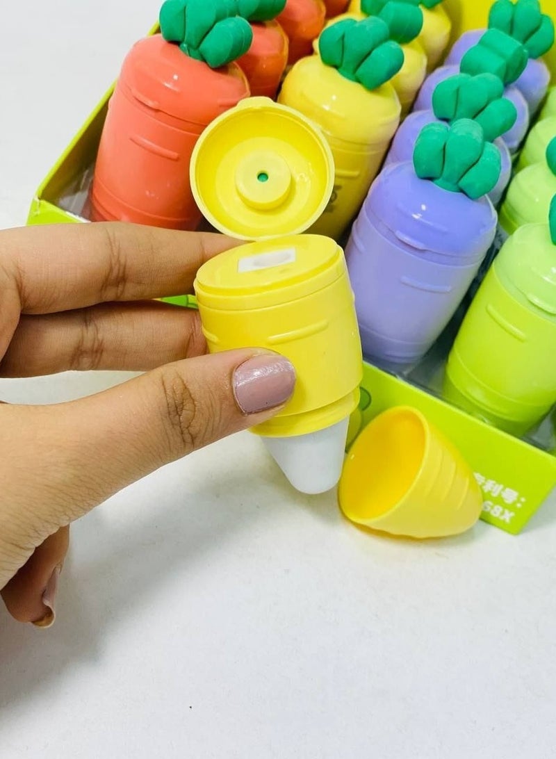 مجموعة ادوات الرسم والتلوين ( مريلة مقاس سمول  + الوان خشب 12 لون + الوان فلوماستر 12 لون + الوان مائية 16 لون + كفرش الوان مائية + قلم سنون باستيكة + قلون رصاص خشبي + استيكة وبراية علي شكل جزرة ) - Image 4