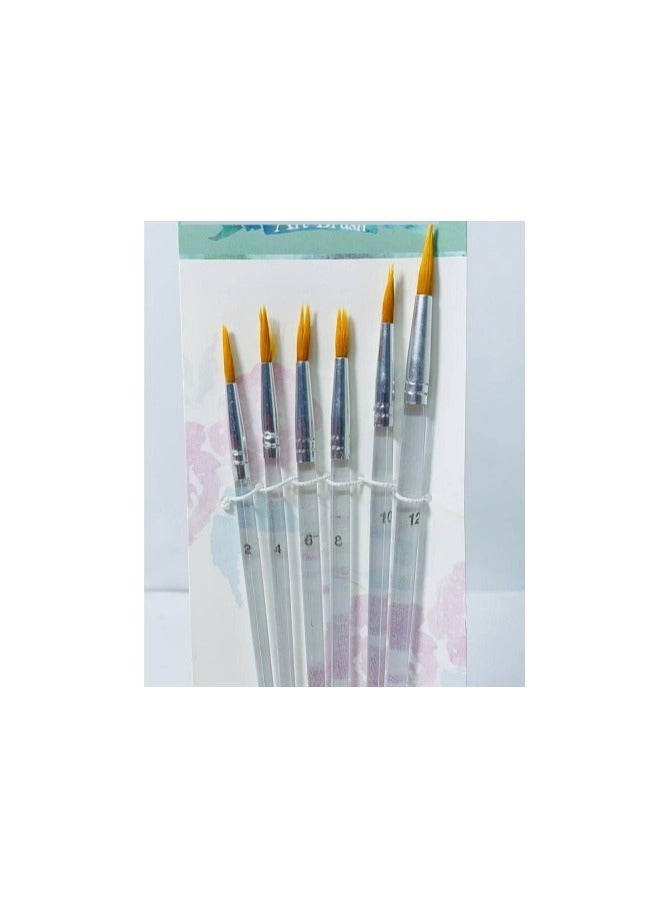 مجموعة ادوات الرسم والتلوين ( مريلة مقاس سمول  + الوان خشب 12 لون + الوان فلوماستر 12 لون + الوان مائية 16 لون + كفرش الوان مائية + قلم سنون باستيكة + قلون رصاص خشبي + استيكة وبراية علي شكل جزرة ) - Image 5