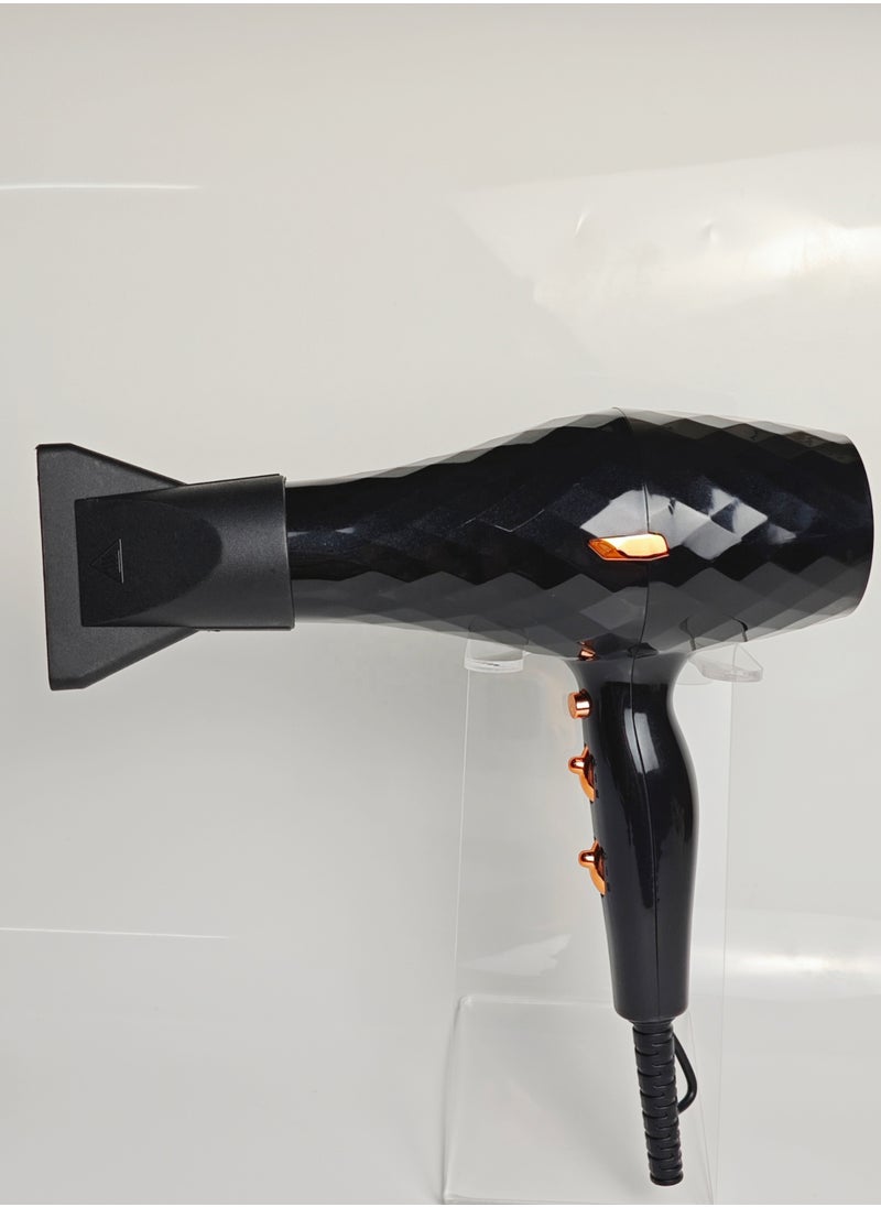 SALON Professional Hair Dryer 8000W Black MX-912  - Image 2