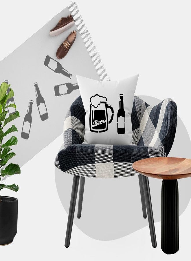 Lionx Beer Bottle and Mug Stencil 8.5x11 Inch Reusable Template for DIY Crafts Painting Walls Wood Glass Scrapbooking and Bar Décor - Image 3