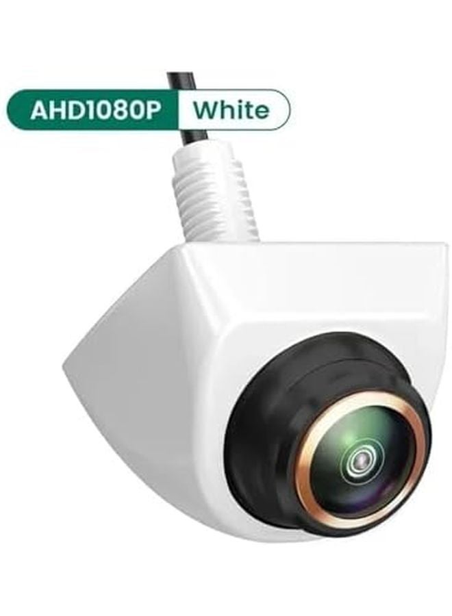 White 1080P Car Rear View Camera Kit 170 Degree Wide Angle Night Vision Reversing Camera - Image 3