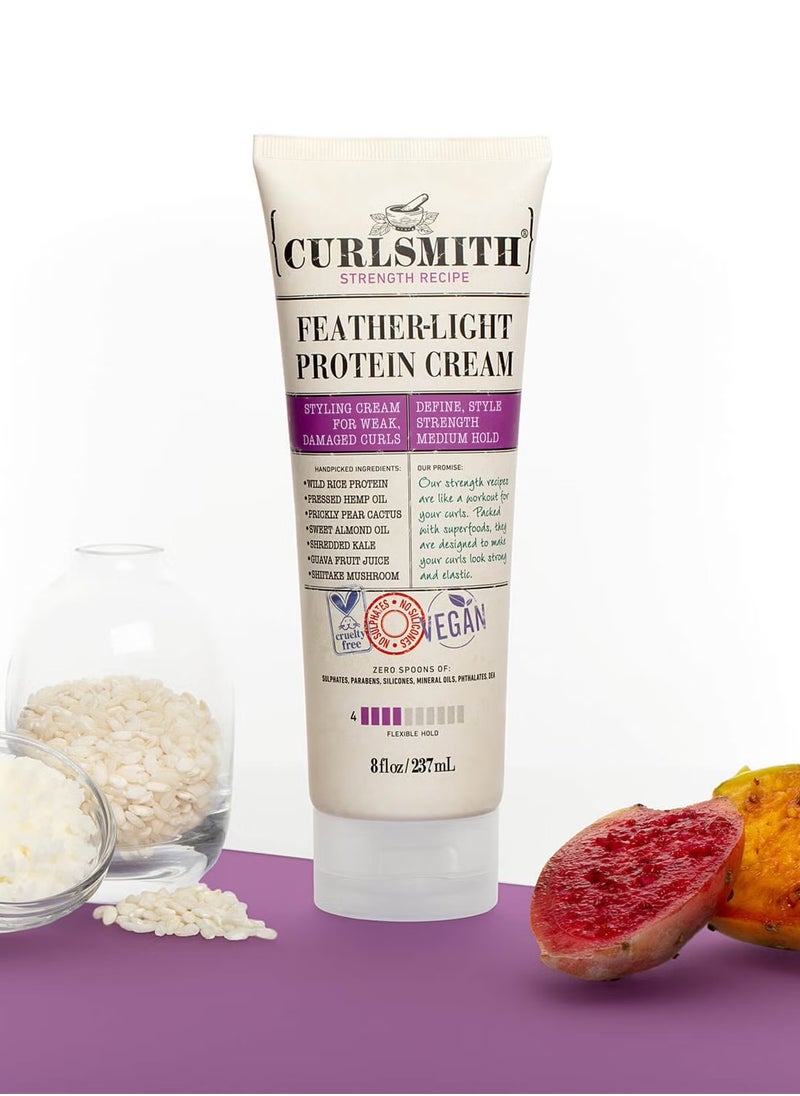 CURLSMITH Curlsmith Featherlight Protein Cream 237ml  - Image 2