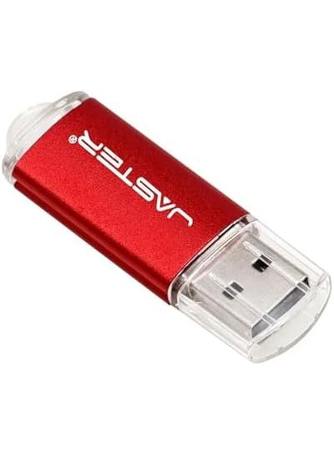 32GB Red USB Flash Drive Memory Stick With Free Keychain Business Gift - Image 2