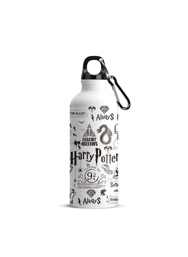 Epic Stuff HOME OF HEROES Epic Stuff - Harry Potter Black Aluminum Sports Sipper/Water Bottle I Water Bottle For Kids (750 ml) - Best Themed Gifts For Friends Fans - Image 1
