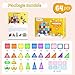 TOKBLOK 64Pcs Clear Diamond Magnetic Tiles STEM Educational Building Blocks Toys for 36 Year Old Boys Girls Ideal for Toddler Early Development Starter Set - Image 3