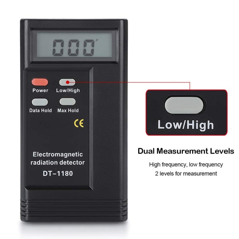 Electromagnetic Radiation Detector High Low Frequency Tester Gauss Meter for Home Office - Image 5