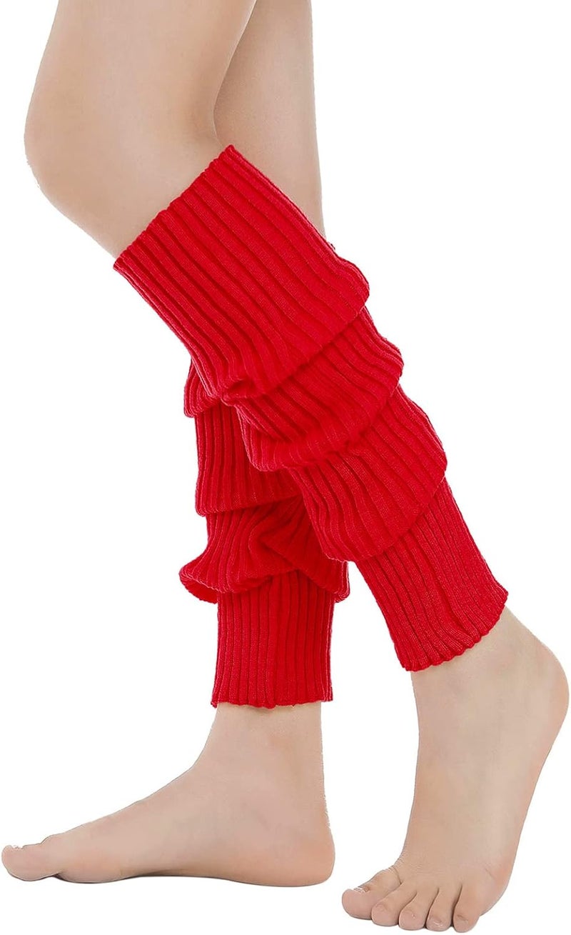 Sarfel Leg Warmers for Women 80s Ribbed Knit Leg Warmer Custume Womens Leg Warmers Sports Party Accessories - Image 4