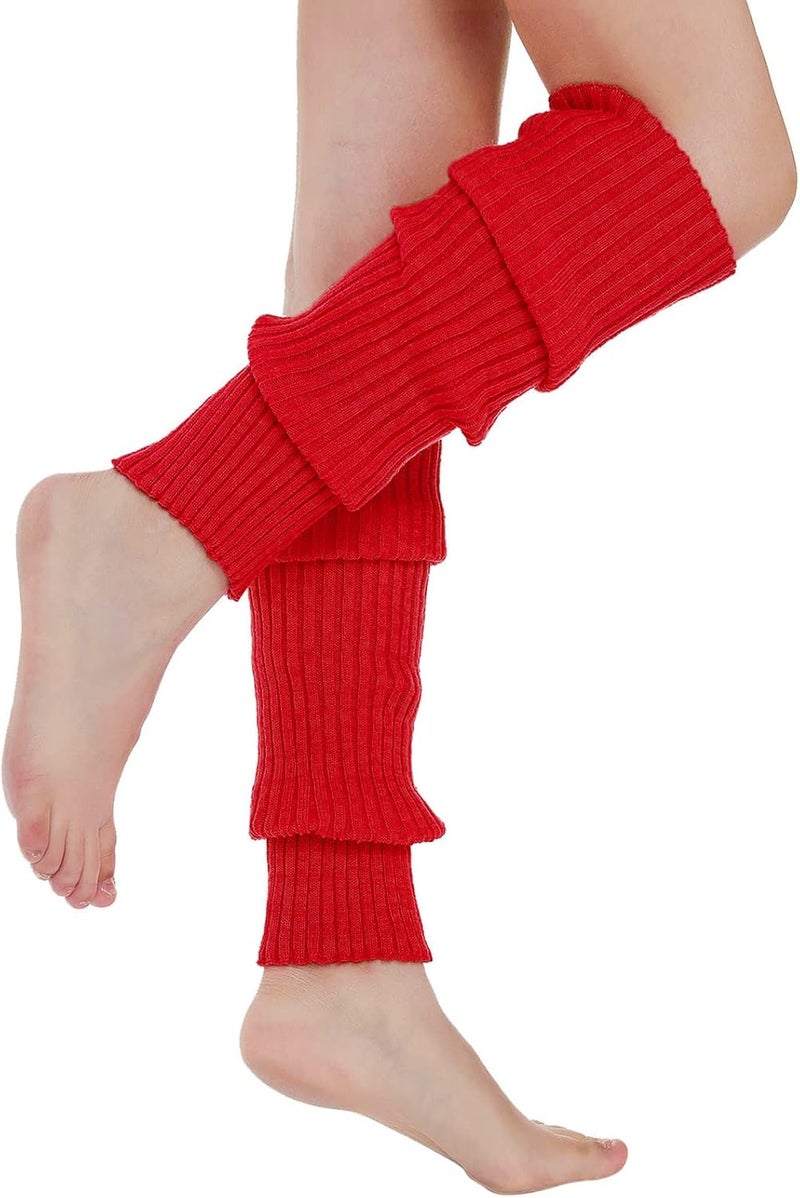 Sarfel Leg Warmers for Women 80s Ribbed Knit Leg Warmer Custume Womens Leg Warmers Sports Party Accessories - Image 2