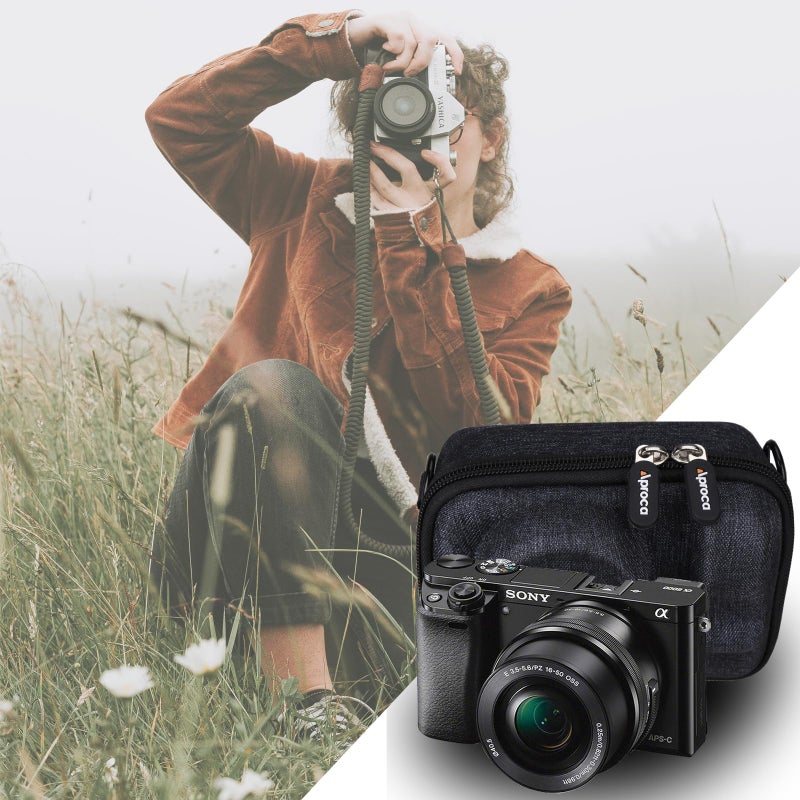 Aproca Hard Storage Carrying Protective Travel Case, For Sony Alpha A6000 / A6600 / A6500 / A6400 Mirrorless Digital Camera - Image 4