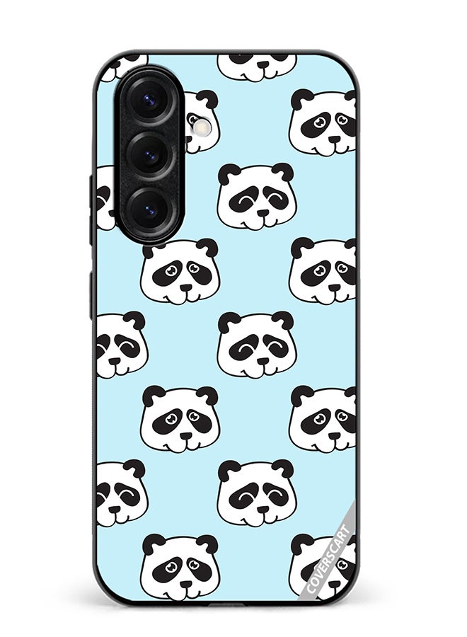 Protective Case Cover For Samsung Galaxy A56 Funny Heads In Panda Style Design Multicolour