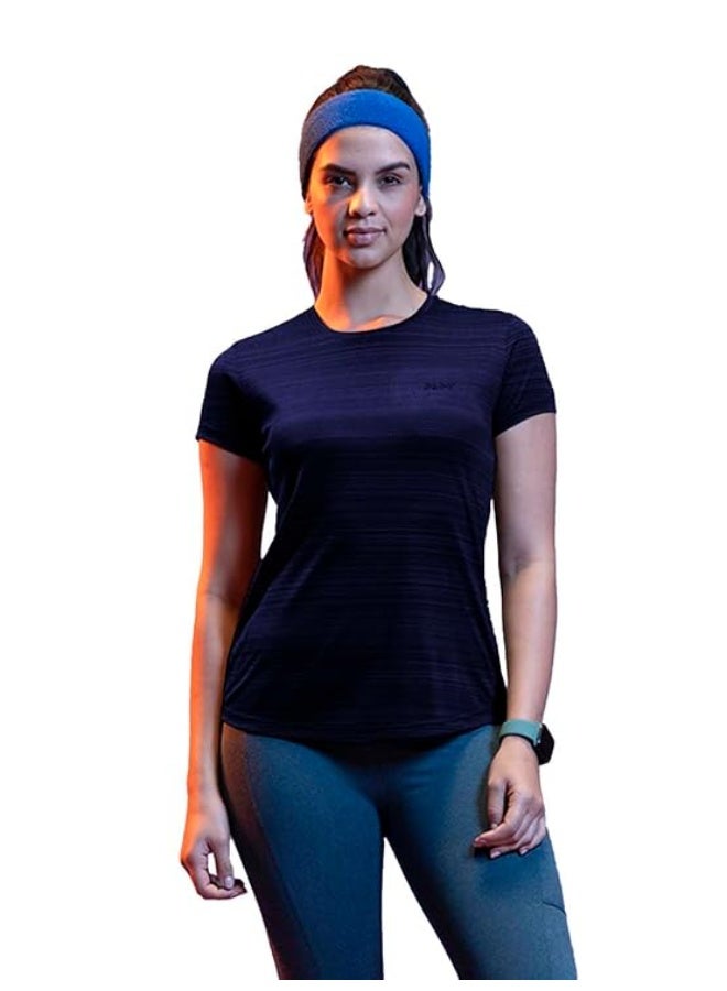 ليرا سترة نسائية سريعة الجفاف بأكمام قصيرة قابلة للتنفس ومرنة | قد يختلف لون الظل - Image 1