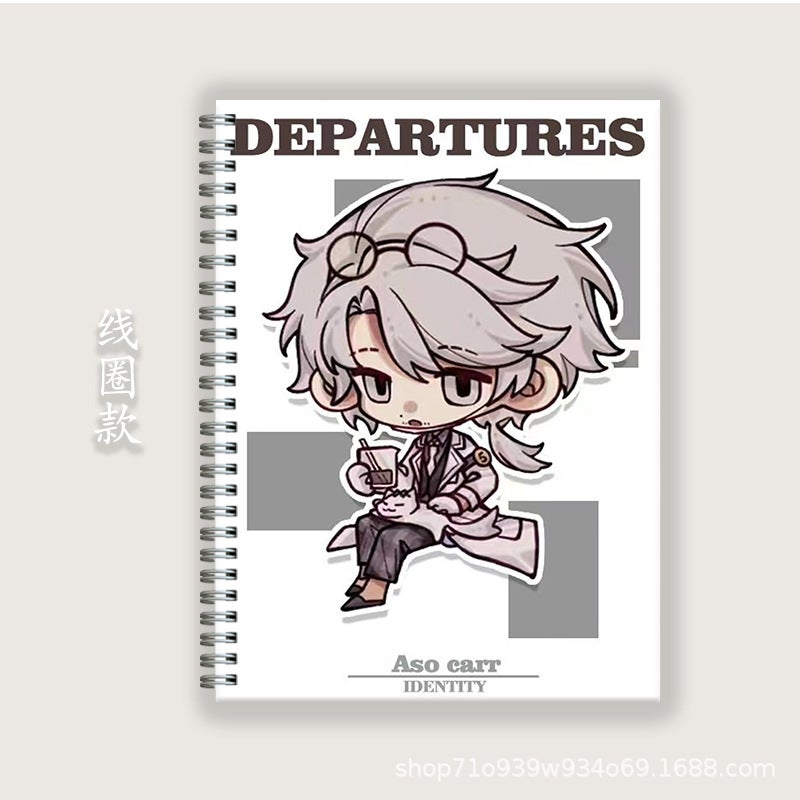 The Fifth Personality A5B5A4 Notepad Hard Shell Coil Notebook Homework Book Horizontal Line English Book Two-Dimensional Student - Image 3