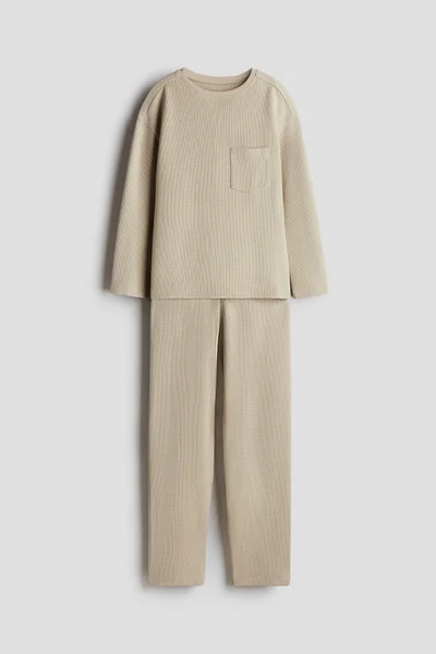 اتش اند ام طقم وافل قطعتين