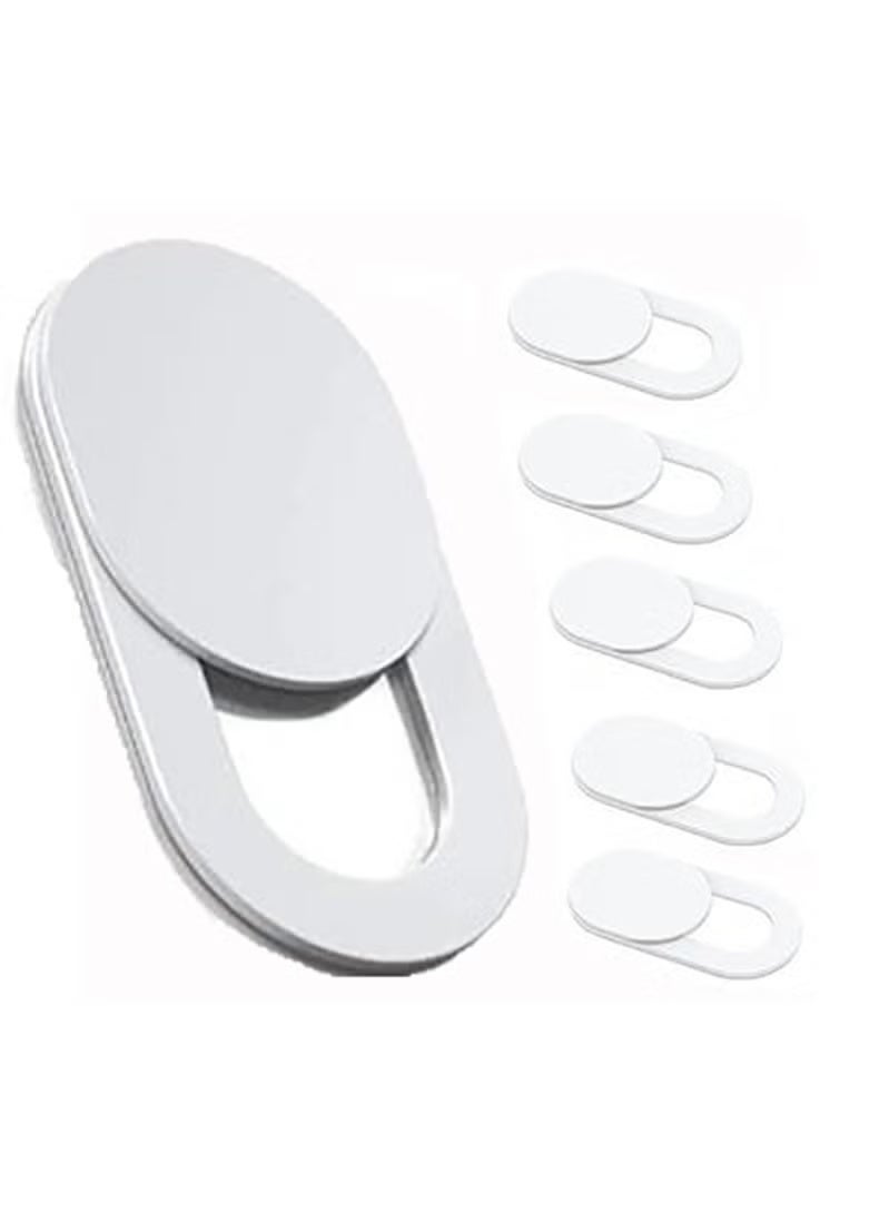 غطاء كاميرا الويب (12 حزمة من 4 ألوان)، غطاء كاميرا كمبيوتر محمول رفيع للغاية 0.03 بوصة لهاتف iPhone iPad MacBook Pro كمبيوتر iMac ملحقات الهاتف الخلوي والكمبيوتر الشخصي، منزلق مانع للكاميرا، رائع للخصوصية (أبيض، أسود، أزرق، وردي) - Image 1