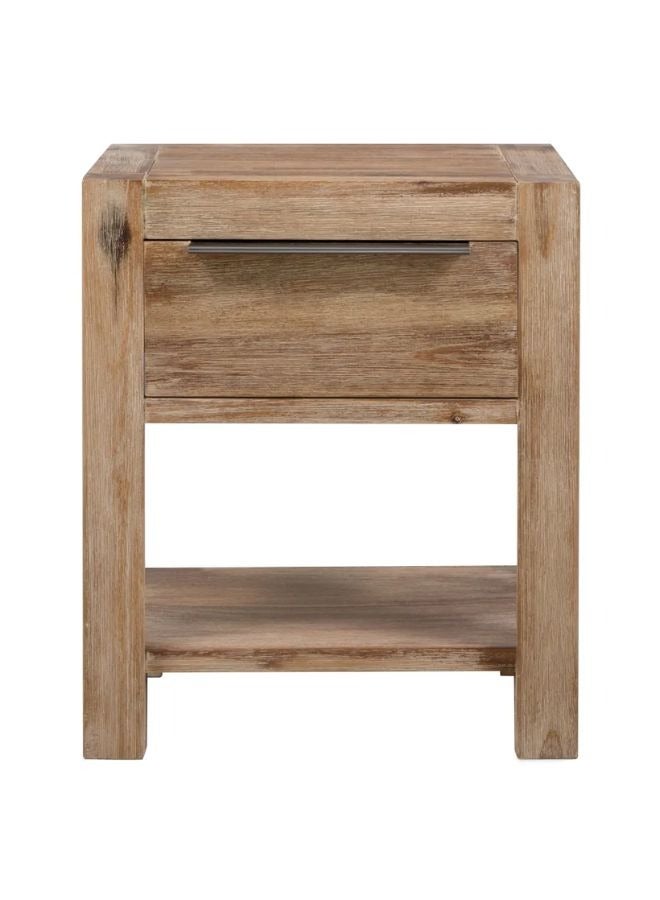 vidaxl vidaXL Nightstands with Drawers 2 pcs 40x30x48 cm Solid Acacia Wood  - Image 2