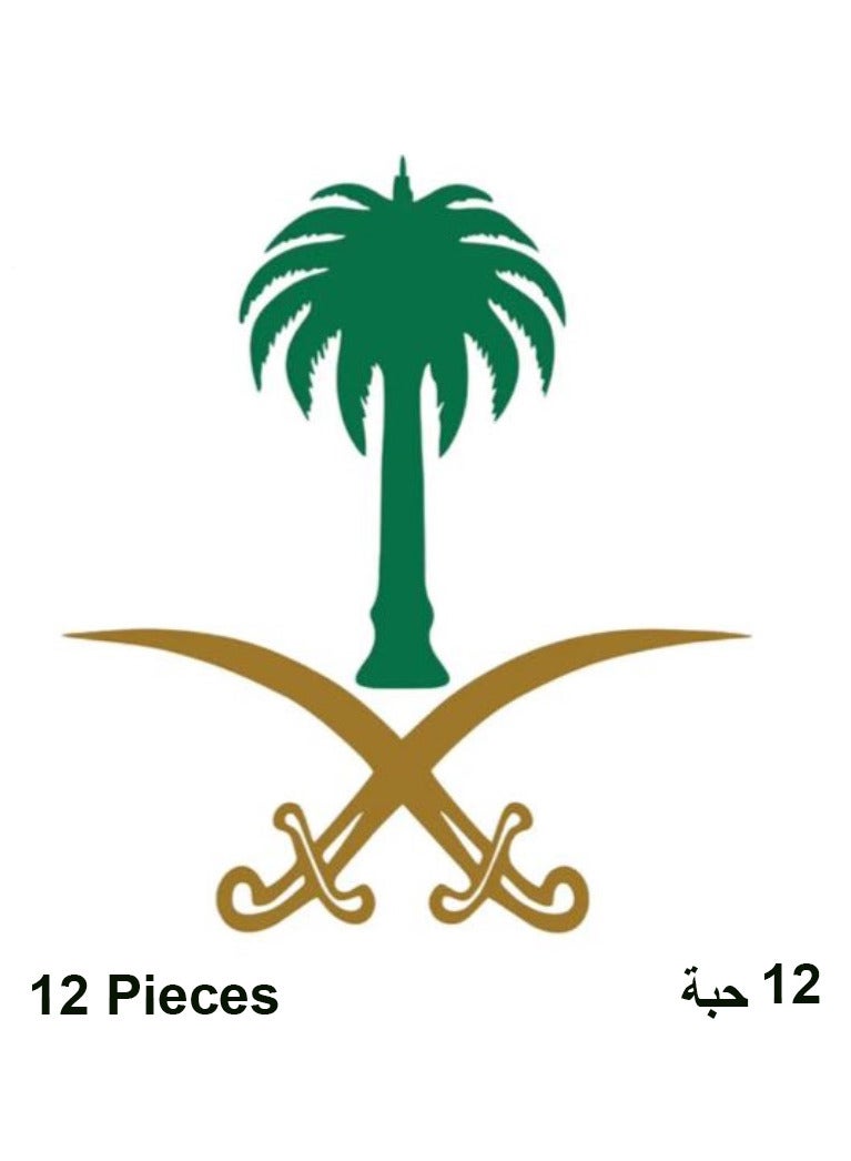 12 Pieces of Saudi National Day Sticker for Shirt Mobile Laptop or Any Surface - Image 1