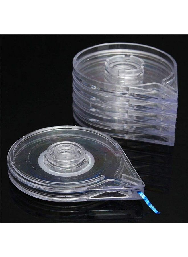 Luzen 12Pcs Empty Nail Art Striping Tape Line Case Tools Sticker Box Holder Nail Art Tape Roller Dispenser For Easy Use Diy Sticker Nail Design Manicure Tool Clear - Image 3