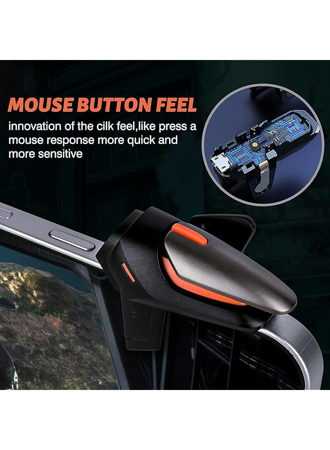 1 Pair Pubg Game Controller Trigger New Version Smart Phone Game Controller Gamepad Large Thickness Sensitive Aim & Shoot Pubg Triggers For Ios/Android - Image 4