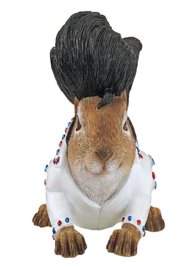 Design Toscano Elmer The Rock and Roll Squirrel Garden Statue, Realistic Full Colour - Image 5
