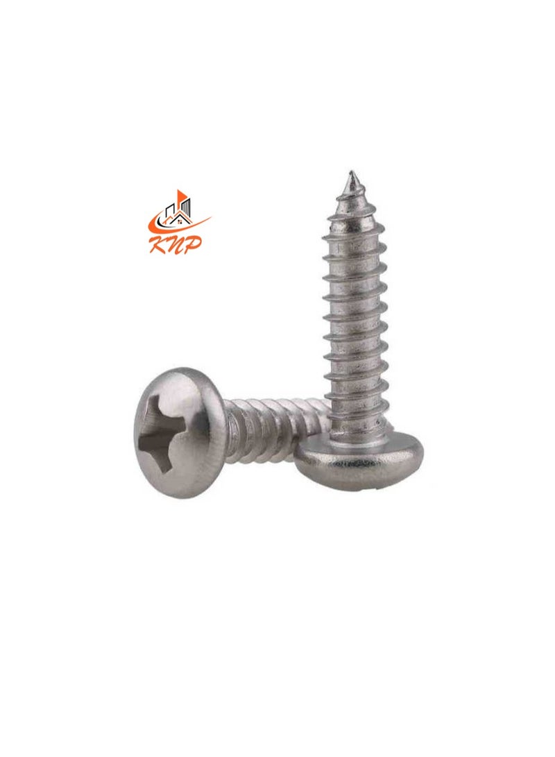 KNP Pan Head Self-Tap Screws - Pack of 50 (3/4" x 4g) - Image 2