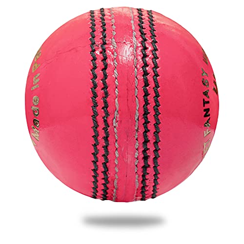 Cricnix Cricket Ball Elite Pink Leather 5.5oz (1-Pack) for T20 or Night Match - Image 3