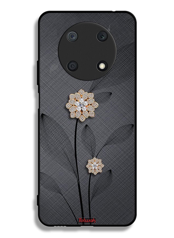 Tolwak Huawei nova Y90 Protective Case Cover Diamond Flowers Art - Image 2