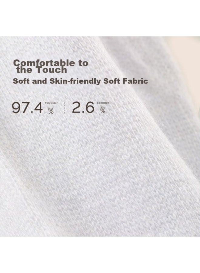 Sometimes, Disposable Compression Socks Are Compressed In Bulk. These White Mid-calf Travel Socks Are For Hotel Stays And Daily Use. 5 Pairs - Image 5