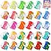 PICcircuit Dinosaur Party Favors Dinosaur Keychains Kids Party Favors Fidget Toys Bulk 30 Pack Mini Pop Fidget Keychain Its Dino Favors for Kids 48 Children Mini Supplies It Small Birthday Decorations Trinkets - Image 3