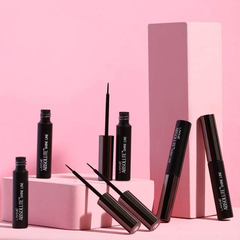 LAKME Absolute Shine Line Liquid Eye Liner, Sparkling  Olive - 4.5 ml - Image 5