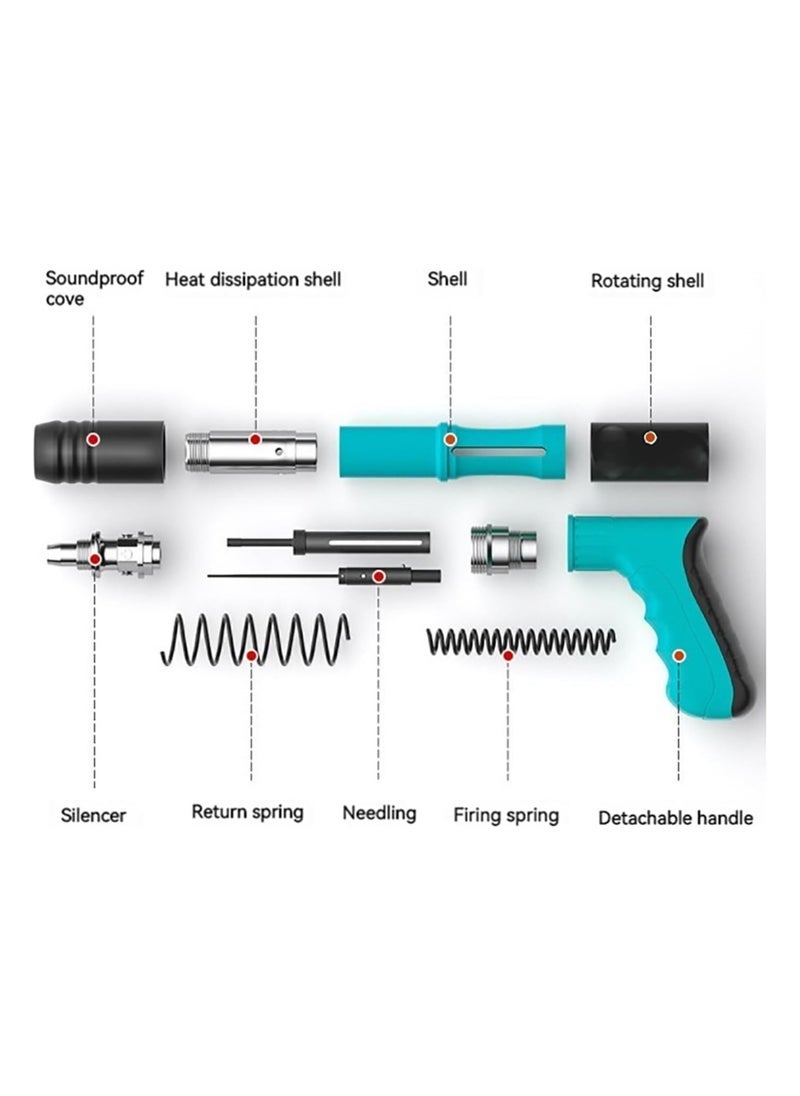 ELTRAZONE Nail Wall Fastening Tool for Cement – Manual Steel Nail Tool with 10 Steel Nails – Ideal for Carpentry, Home Decoration, Building Maintenance, and DIY Projects – Durable and Easy to Use  - Image 4