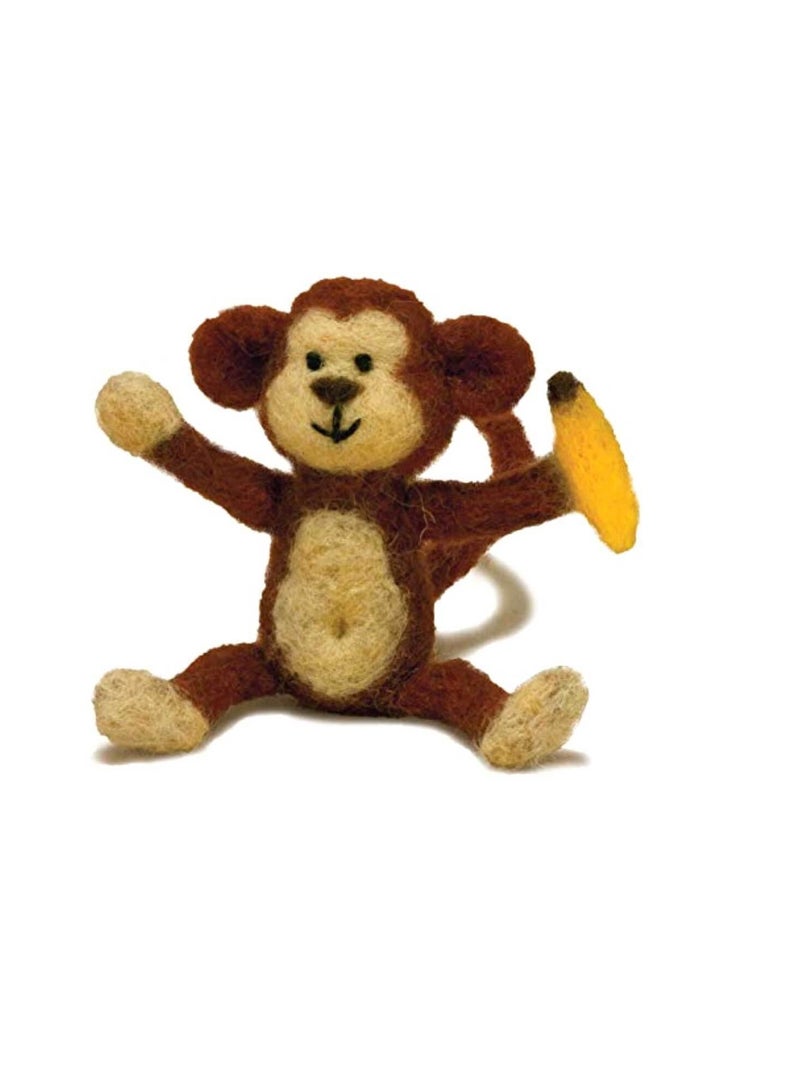 Dimensions Feltworks Needle Felting Kit Monkey - Image 1