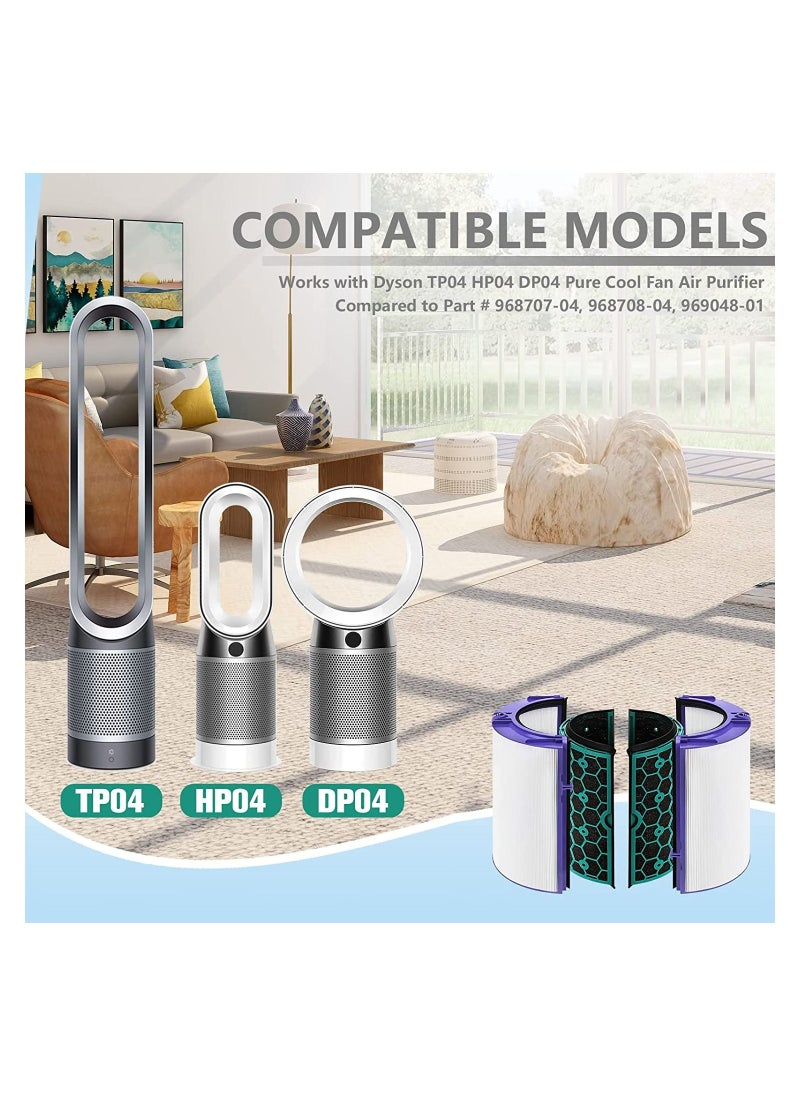 Genetic - HEPA Filter Replacement for Dyson Air Purifier Hot and Cool HP04 TP04 DP04 TP05 DP05 - Image 1