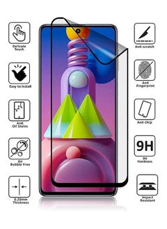 Generic Samsung Galaxy M51 Screen Protector [9H Hardness, Full Coverage, No bubbles and fingerprint] Scratch resistant , tempered glass film for Samsung Galaxy M51  - Image 2