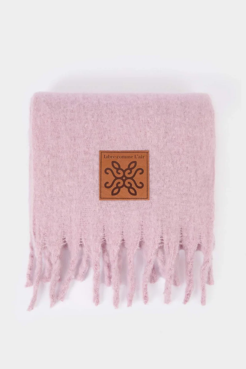 ديفاكتو Woman Woven Label Scarf