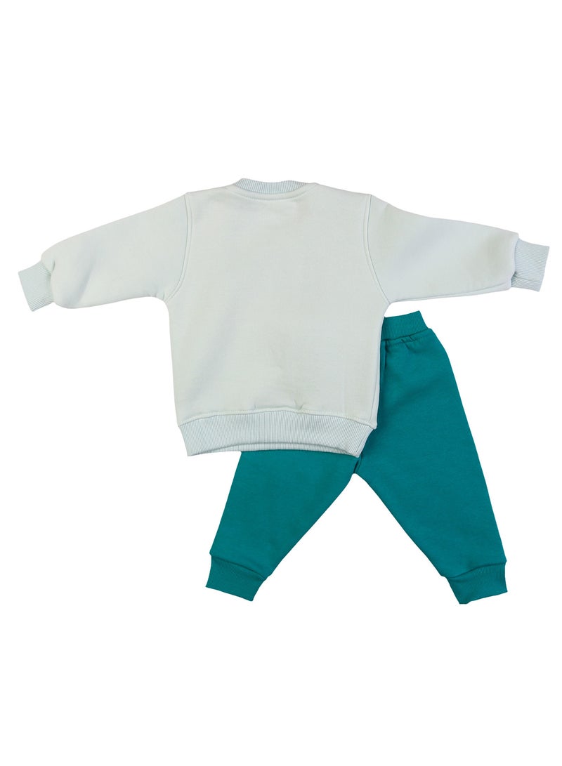 زيركون بيجامة شتوي لحديثي الولادة -  1243 - Image 3