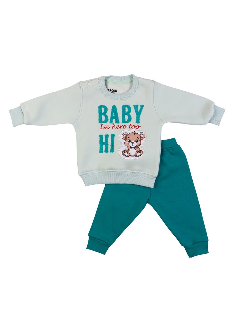 زيركون بيجامة شتوي لحديثي الولادة -  1243 - Image 1