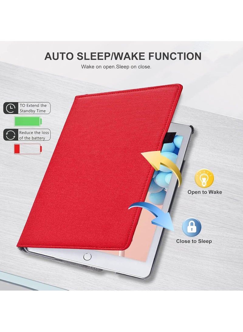 DUSALA 360 Degree Rotating Stand Auto Sleep Wake Folio Leather Smart Cover for iPad Pro 10.5 inch - Image 2
