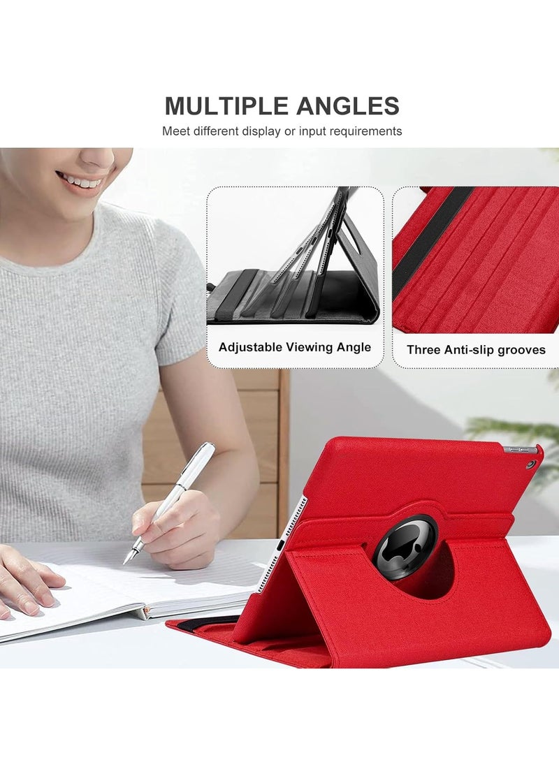 DUSALA 360 Degree Rotating Stand Auto Sleep Wake Folio Leather Smart Cover for iPad Pro 10.5 inch - Image 3