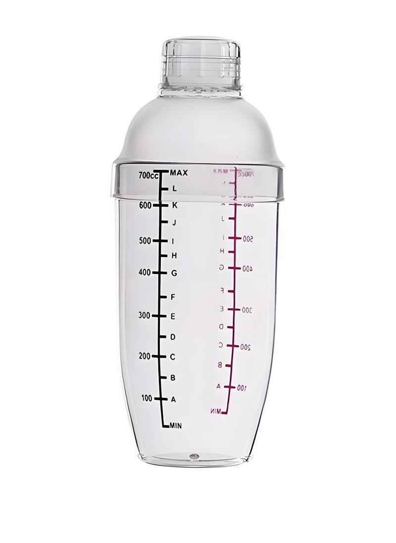 Generic Cocktail Shaker 700ml Clear  - Image 1