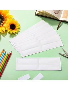 Oasisgalore Adhesive Label Holders, 1.2 x 4.3 Inch Clear Pockets for Drawers, Cabinets, Storage Bins, 50 Pack  - Image 5