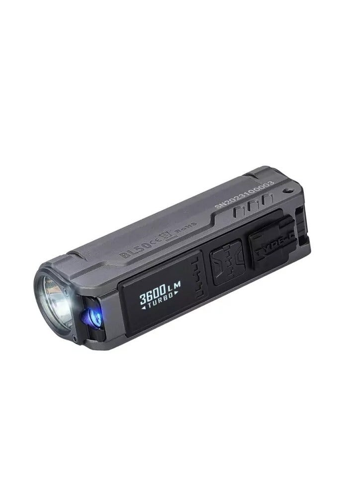 IMALENT BL50 Dual Light 3600 Lumens Sources EDC Flashlight GREY - Image 1