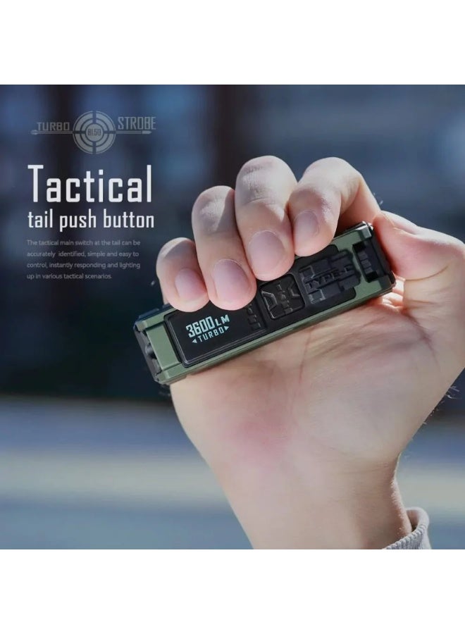 IMALENT BL50 Dual Light 3600 Lumens Sources EDC Flashlight GREY - Image 2